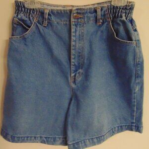 Vintage Tower Hill Sport High Waisted Blue Denim Shorts, Size 8